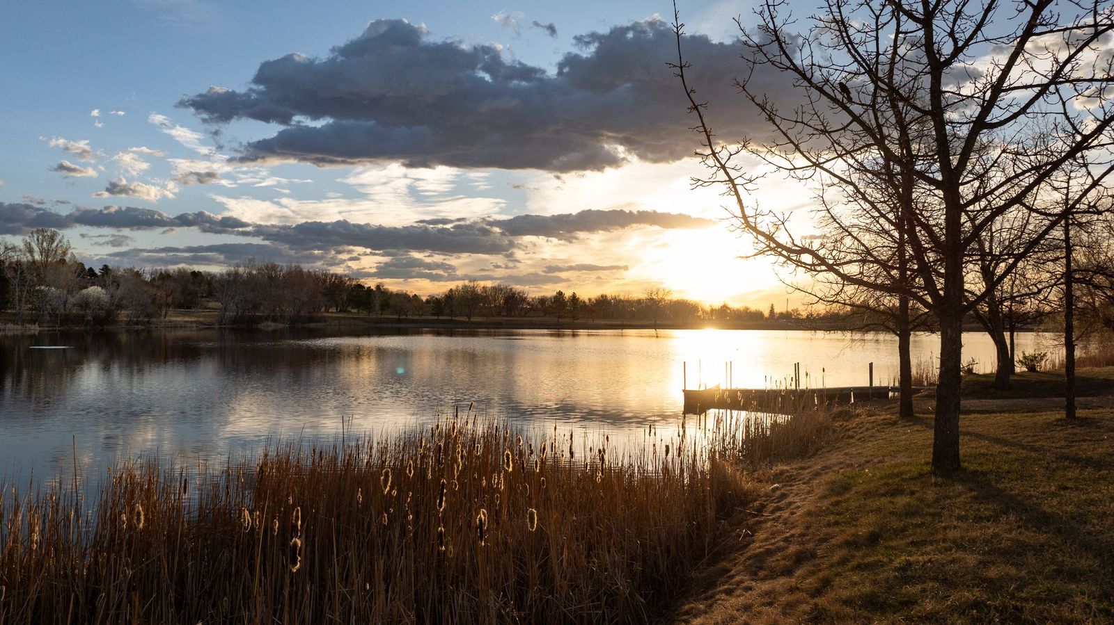 The 16.6-acre spring-fed private lake and shoreline